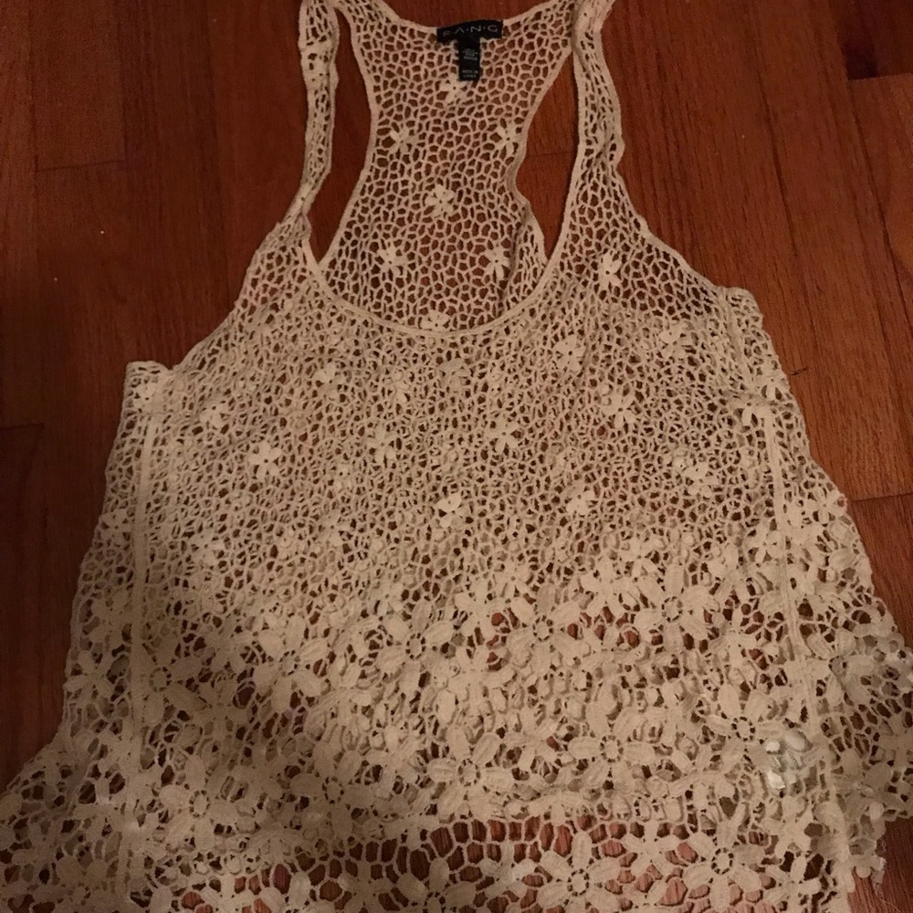 Lace tank top